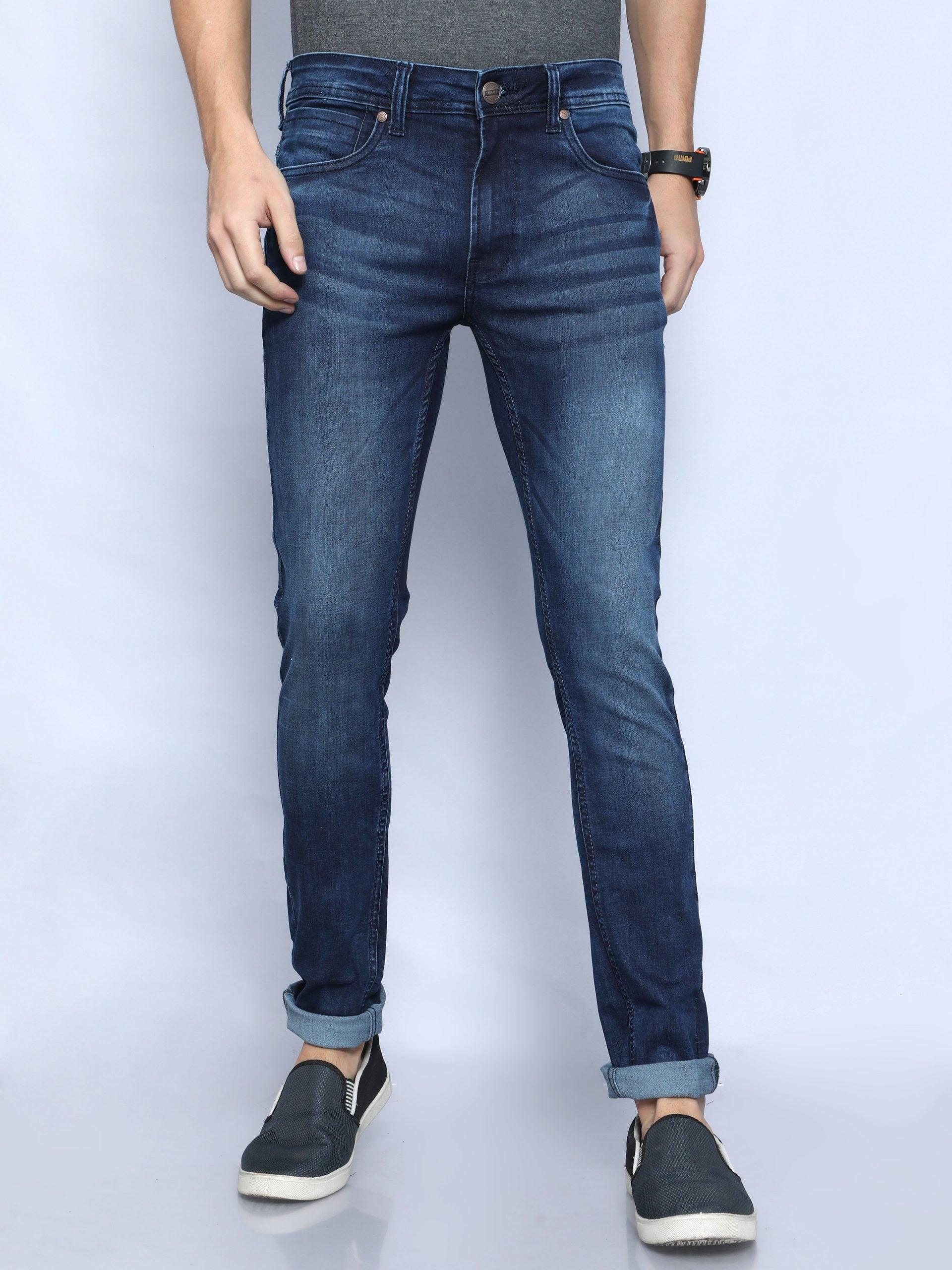 Men's Skinny Fit Jeans - Blue - Triggerjeans