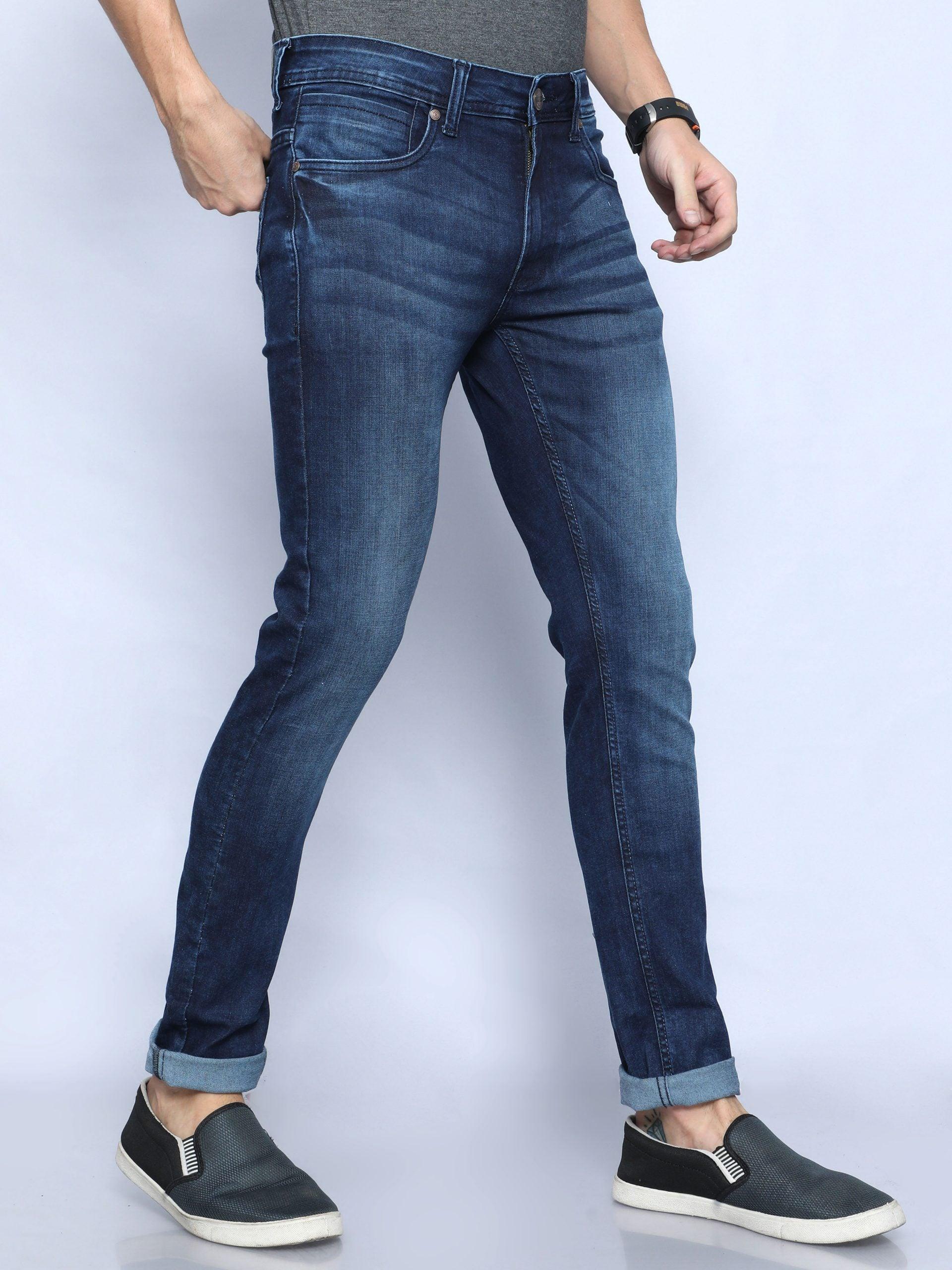 Men's Skinny Fit Jeans - Blue - Triggerjeans