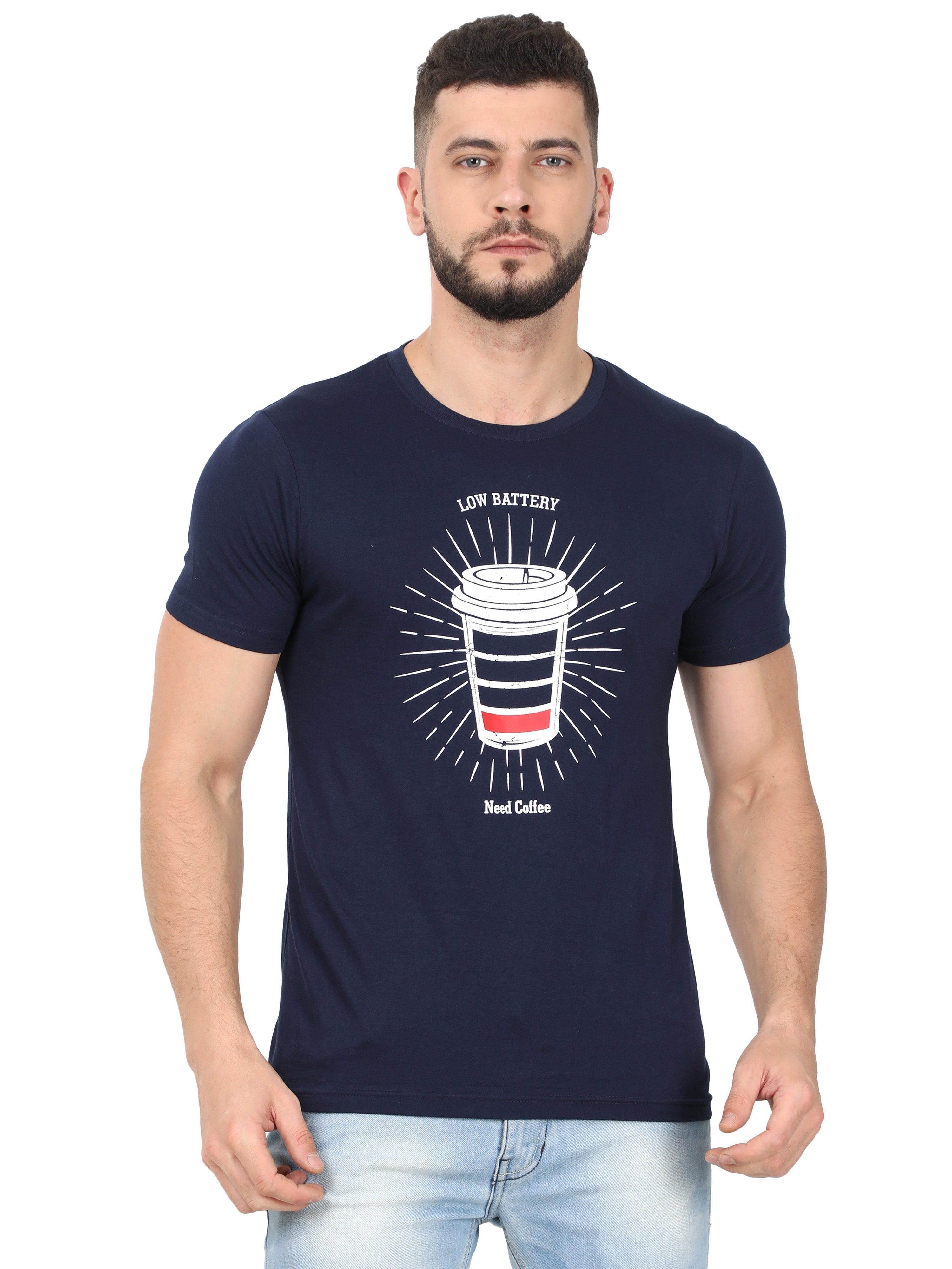 Men's Printed Round Neck T-shirt - Triggerjeans