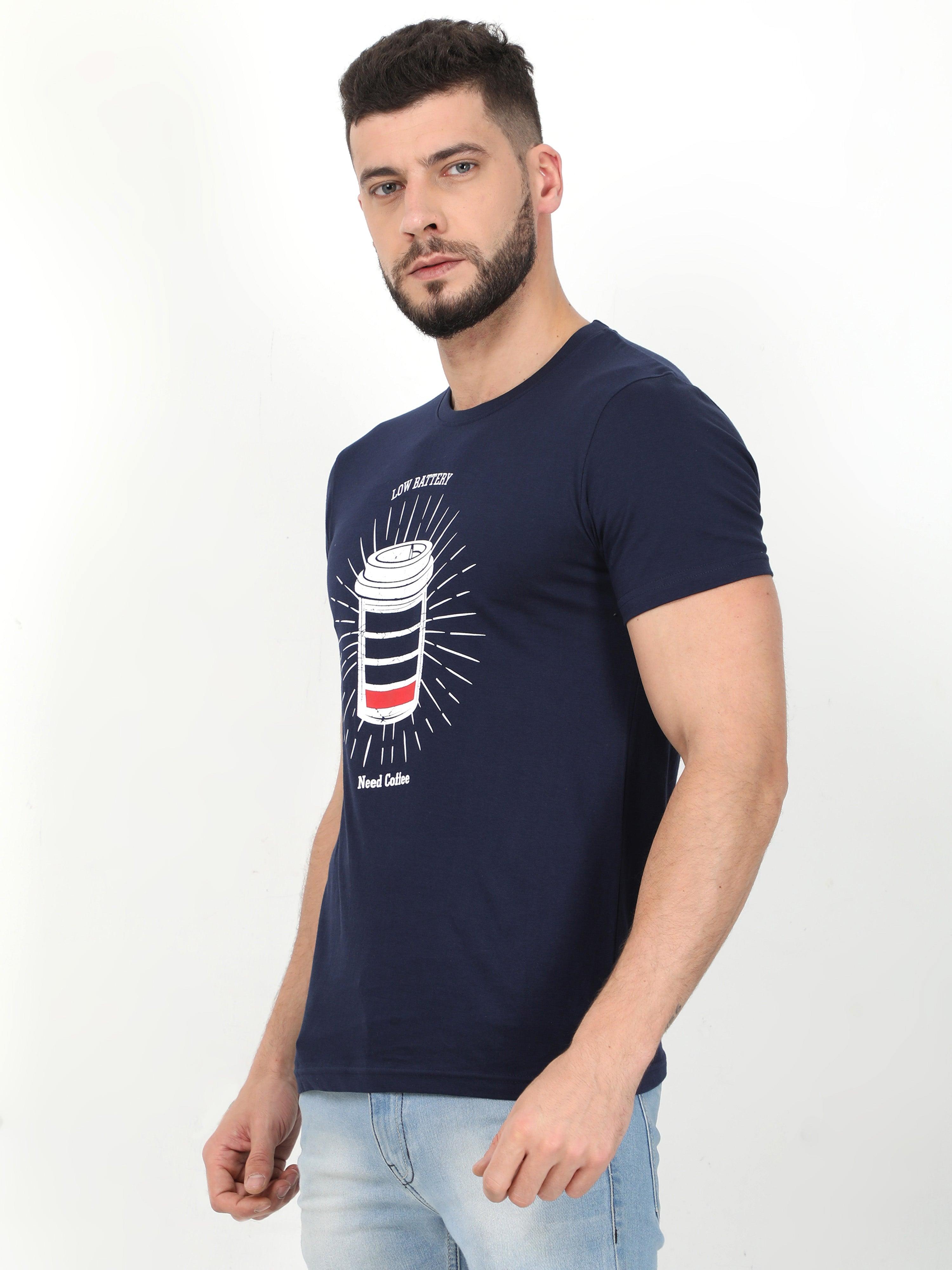 Men's Printed Round Neck T-shirt - Triggerjeans
