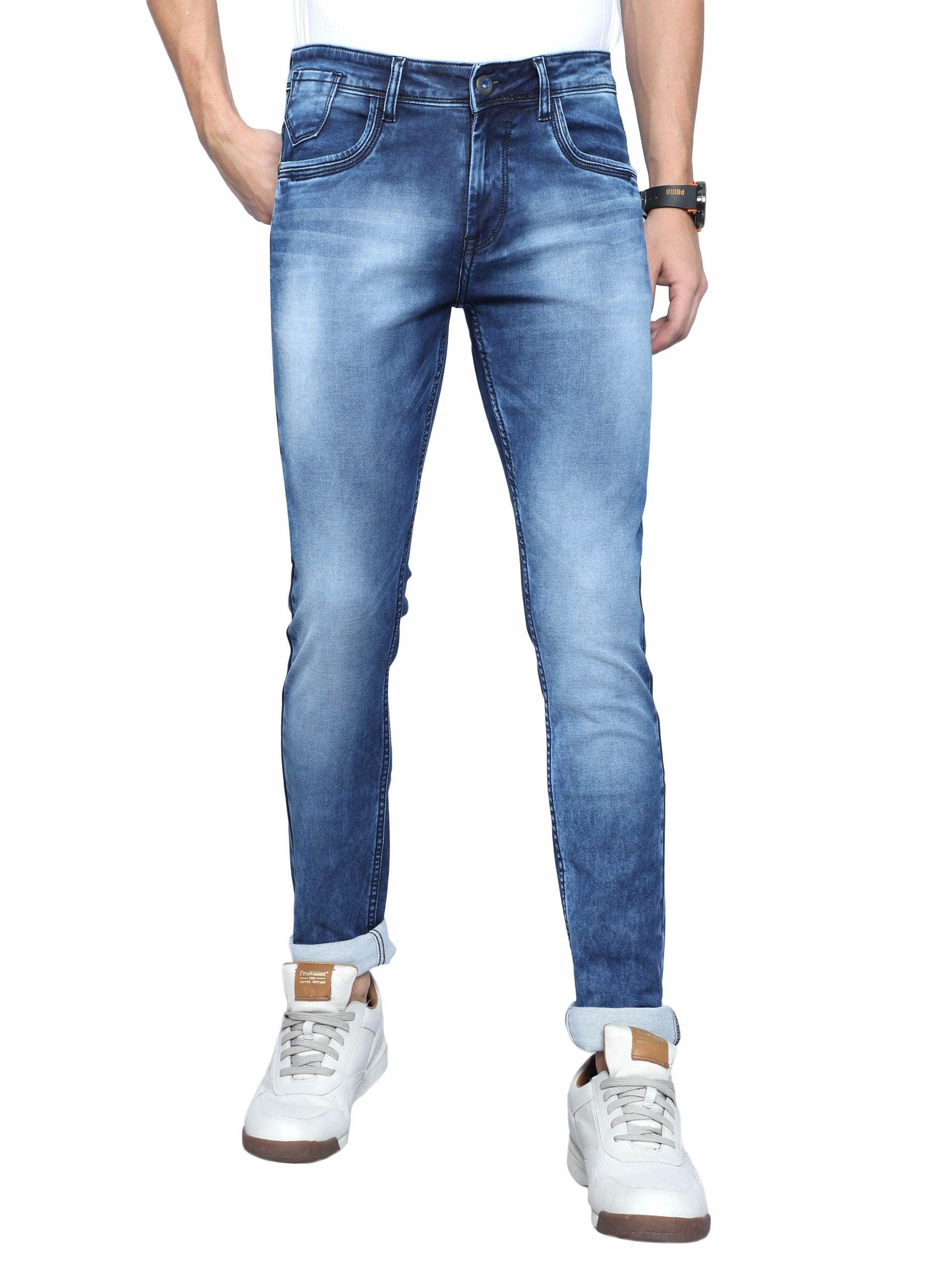 Men's Skinny Fit Jeans - Blue - Triggerjeans