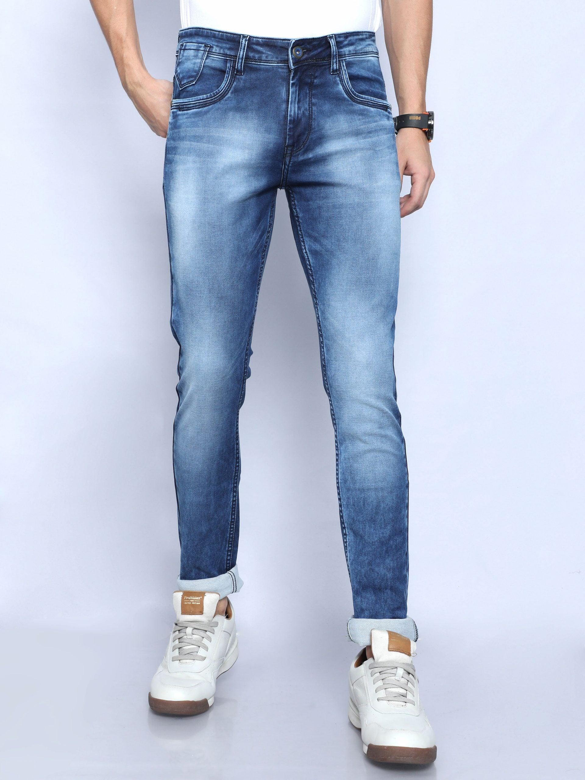 Men's Skinny Fit Jeans - Blue - Triggerjeans