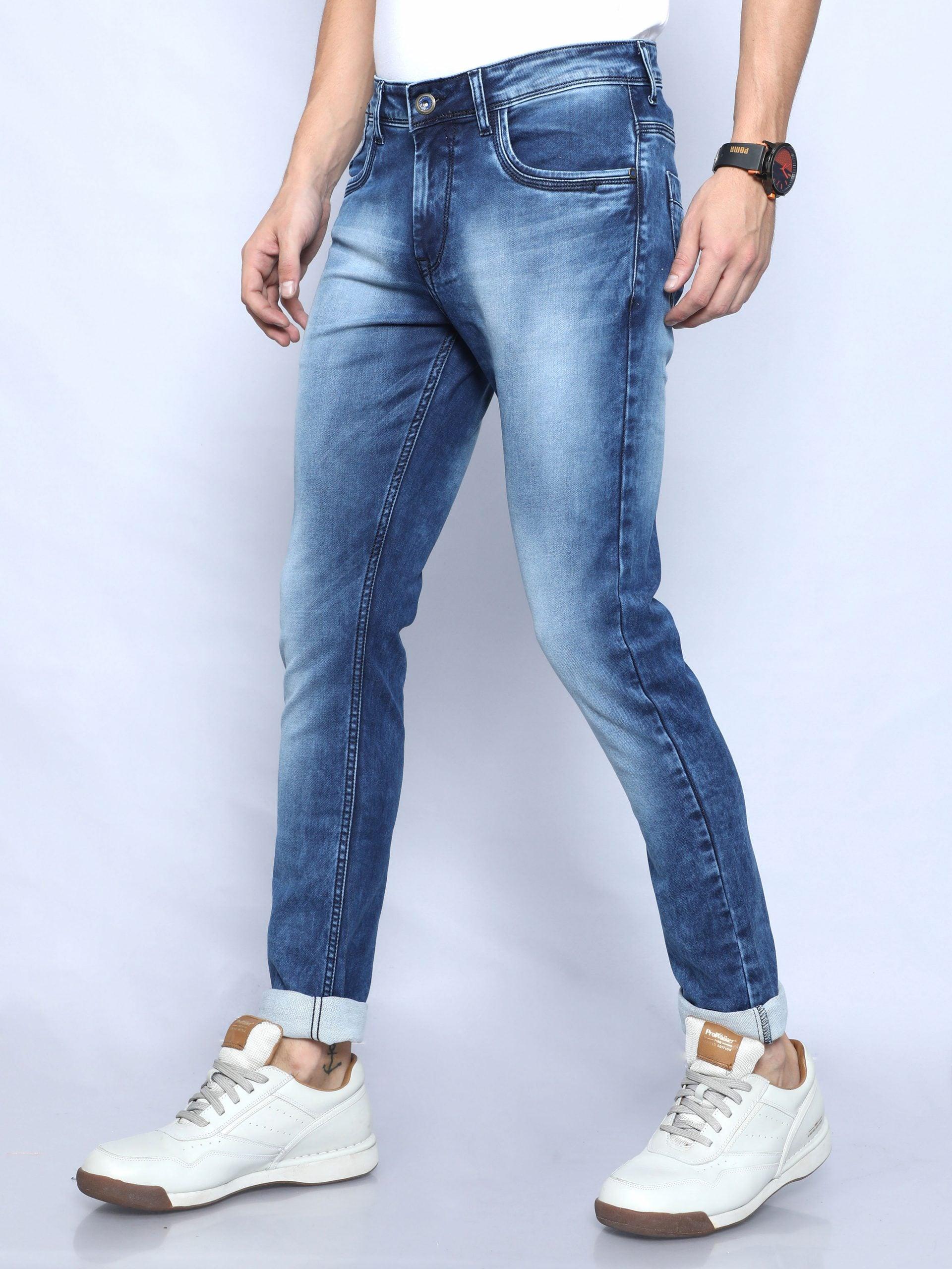 Men's Skinny Fit Jeans - Blue - Triggerjeans