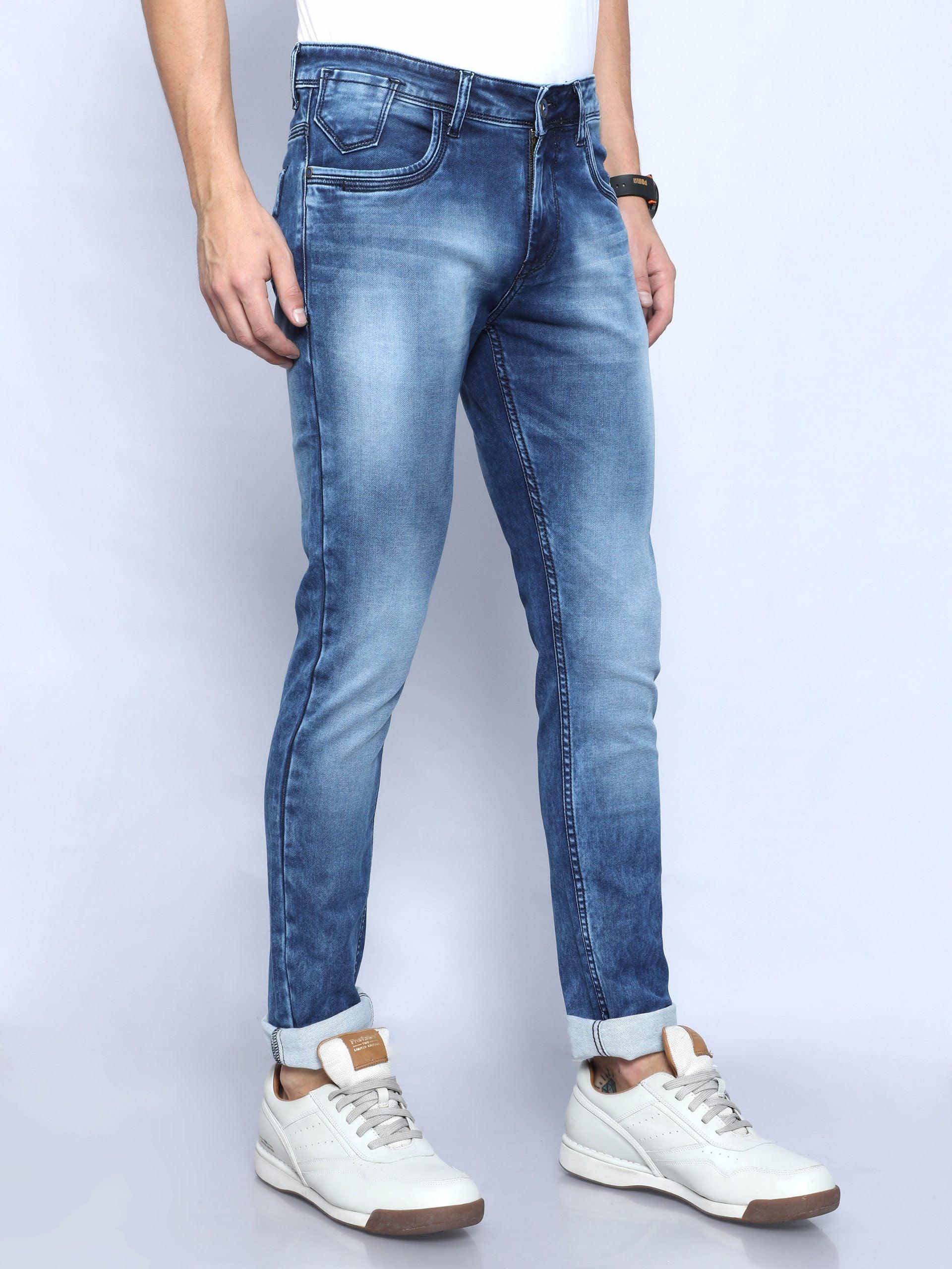 Men's Skinny Fit Jeans - Blue - Triggerjeans