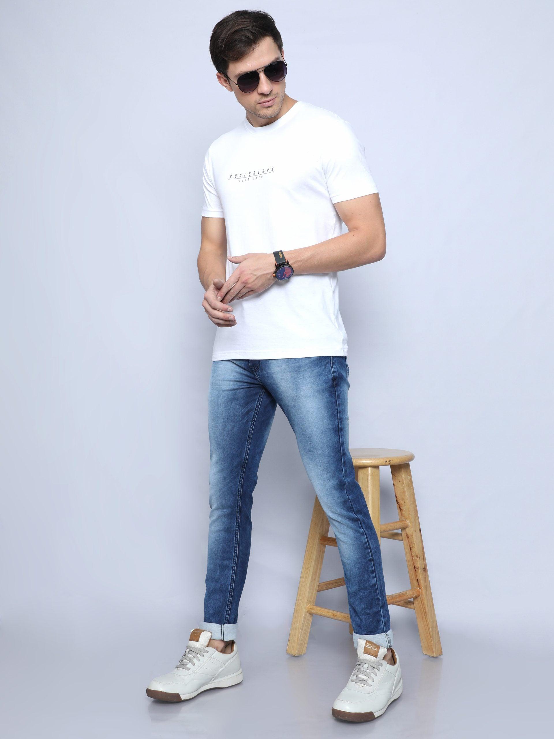 Men's Skinny Fit Jeans - Blue - Triggerjeans