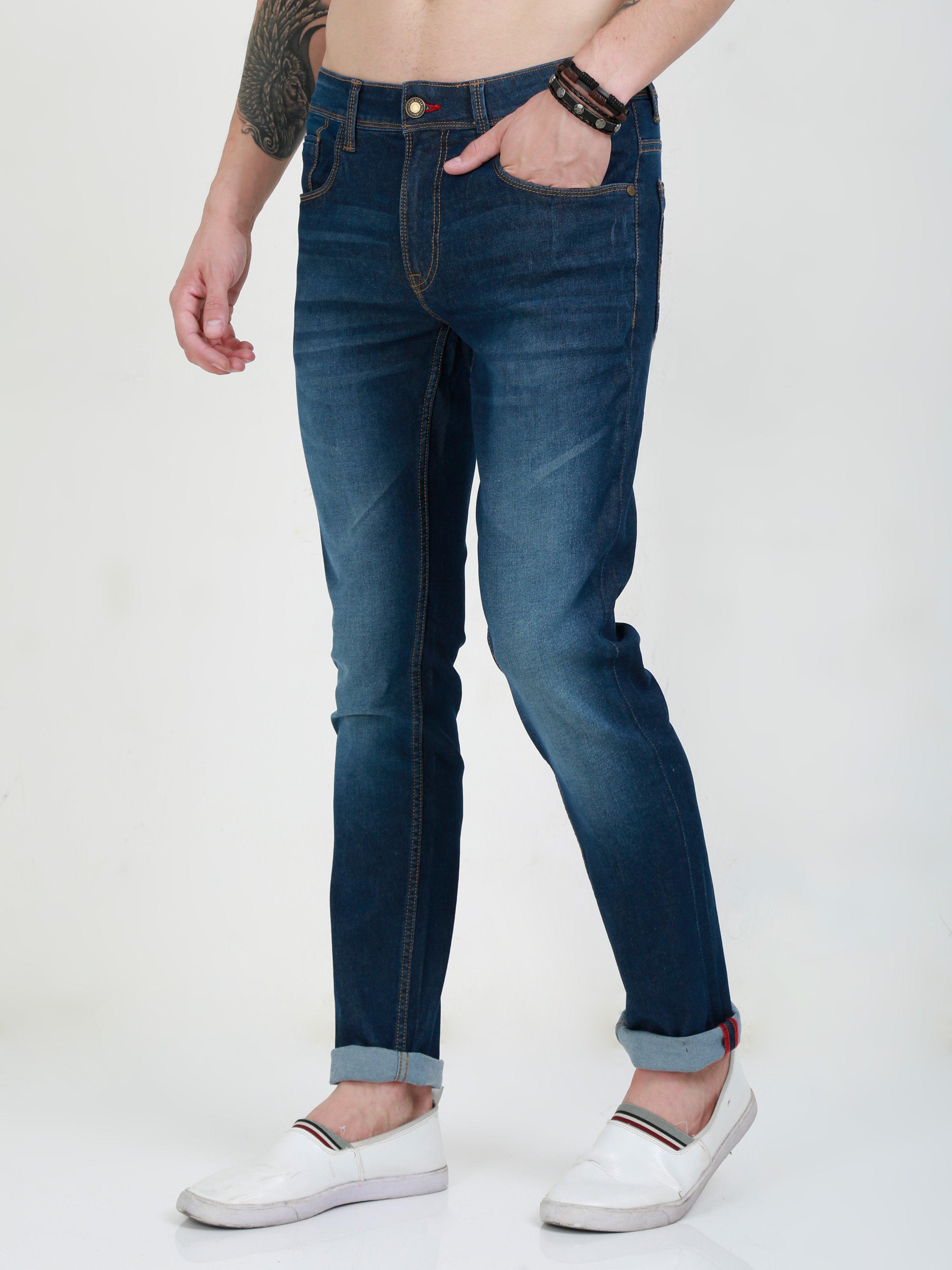 Men Regular Fit Stretchable Plus size Jeans