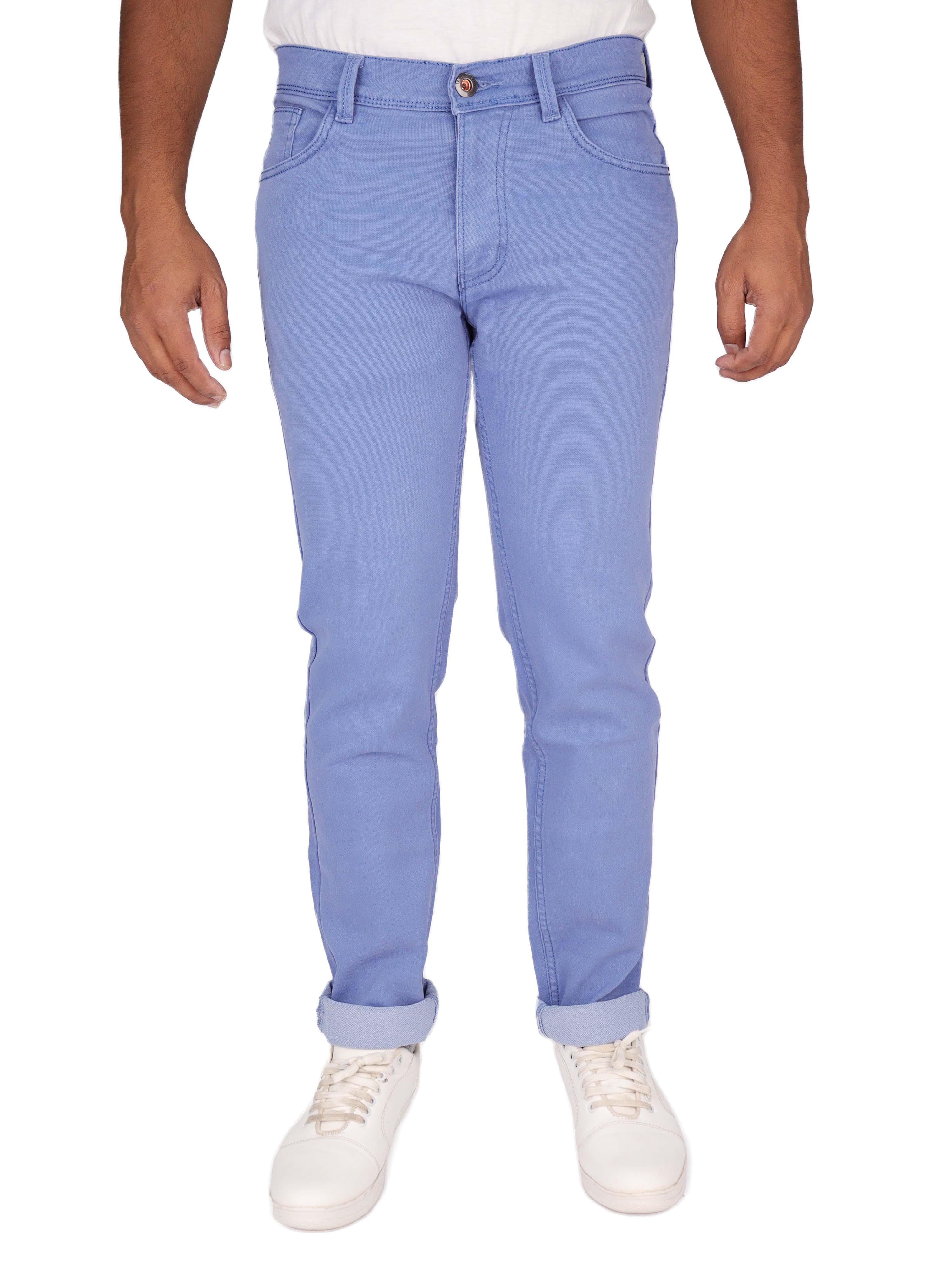 Men Regular-Fit Sappier Blue Jeans