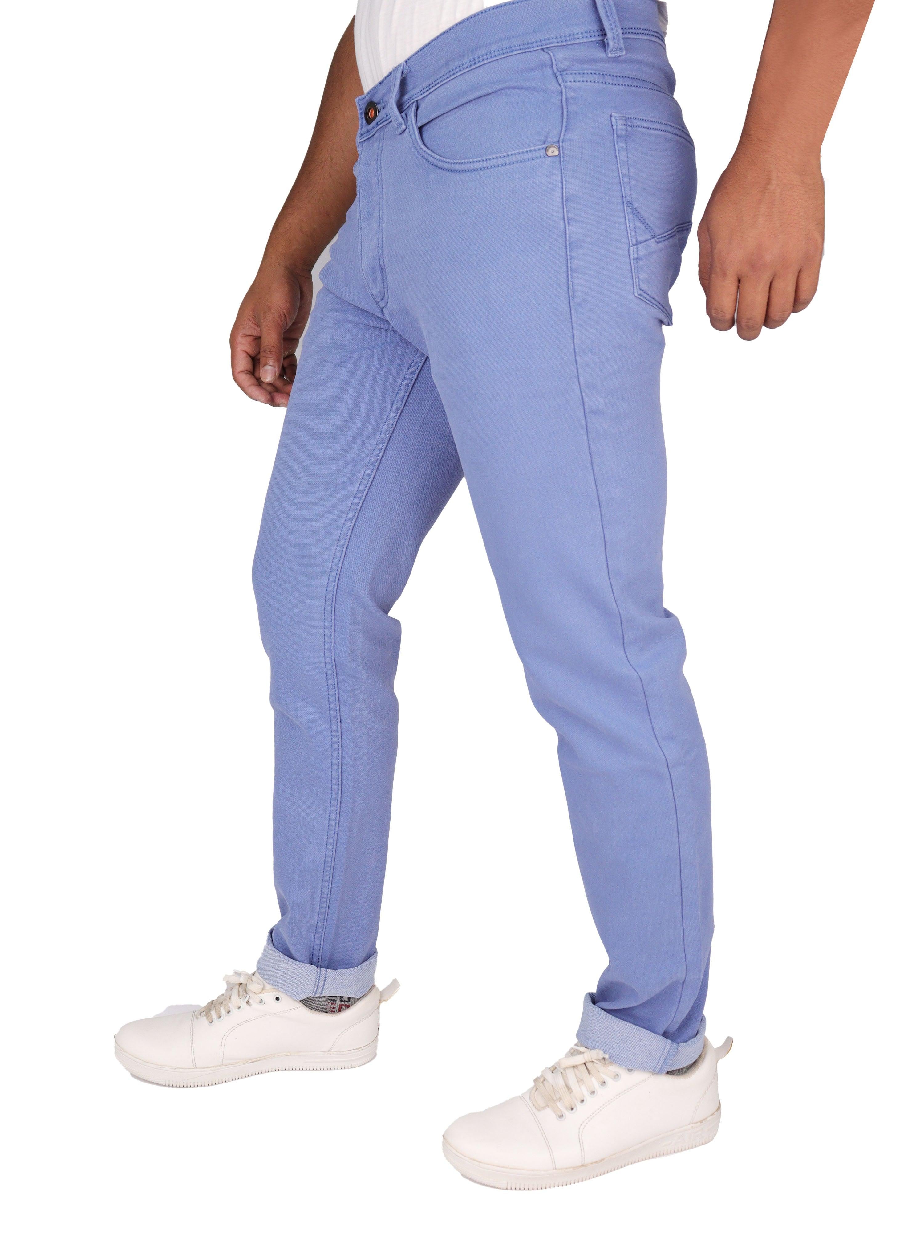 Men Regular-Fit Sappier Blue Jeans