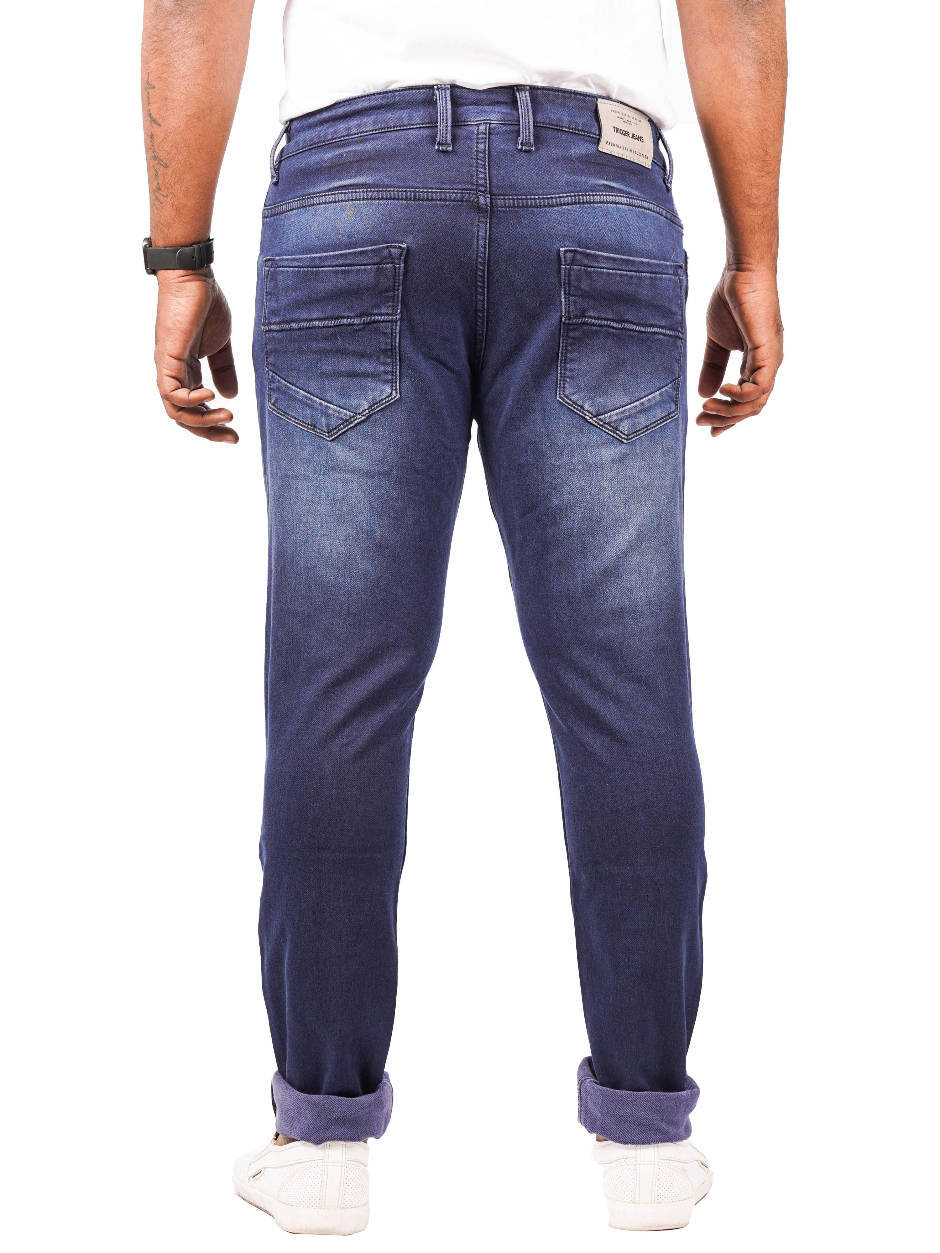Men Slim-Fit Blue Jeans - Triggerjeans