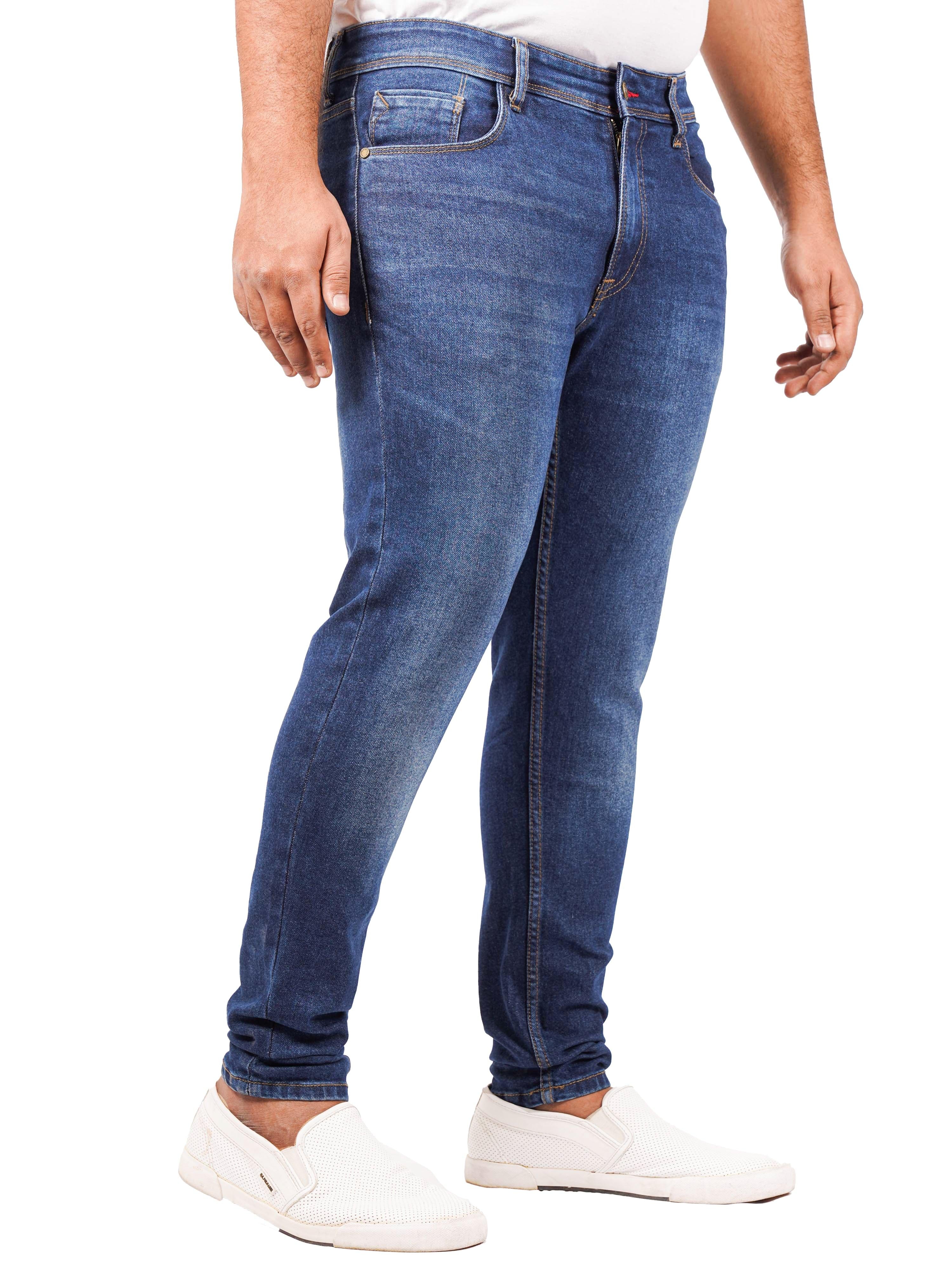 TRIGGER PLUS Men's Regular Fit Jeans - Blue - Triggerjeans
