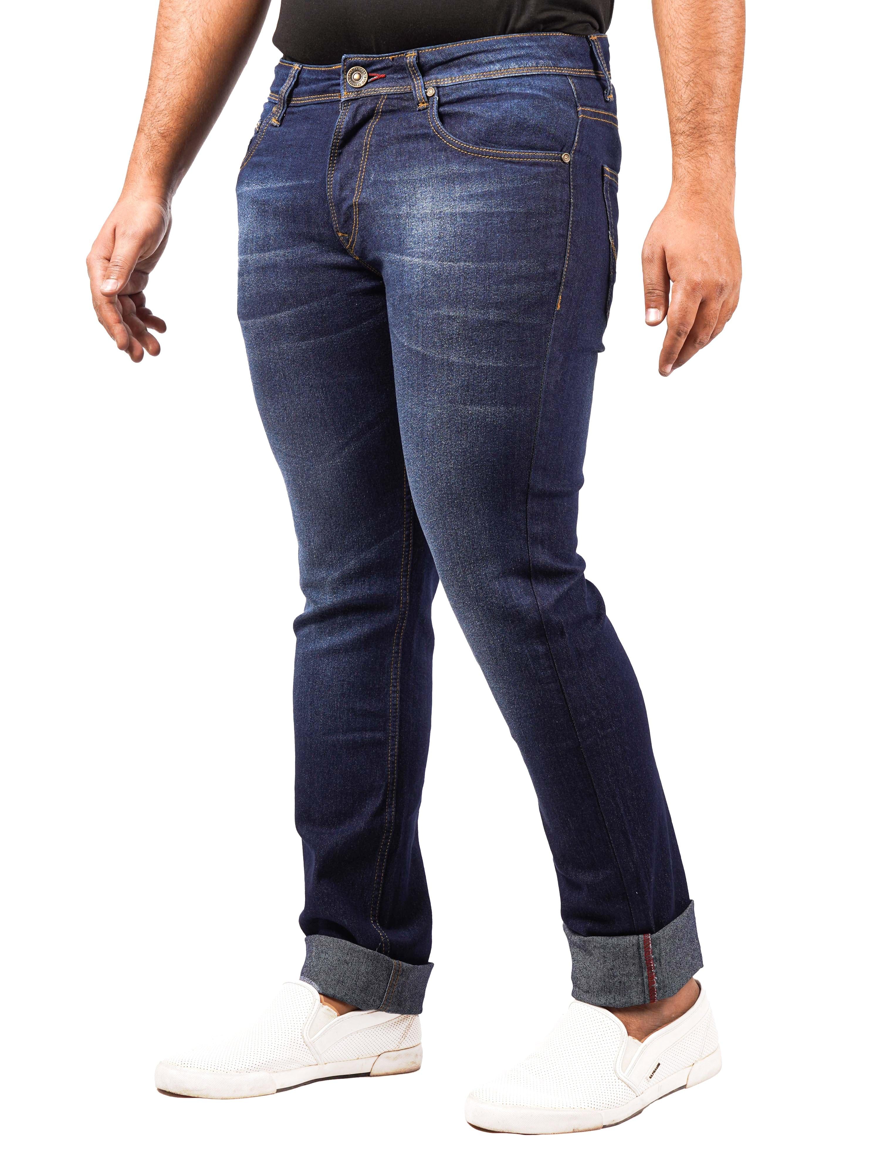 TRIGGER PLUS Men's Regular Fit Jeans - Blue - Triggerjeans