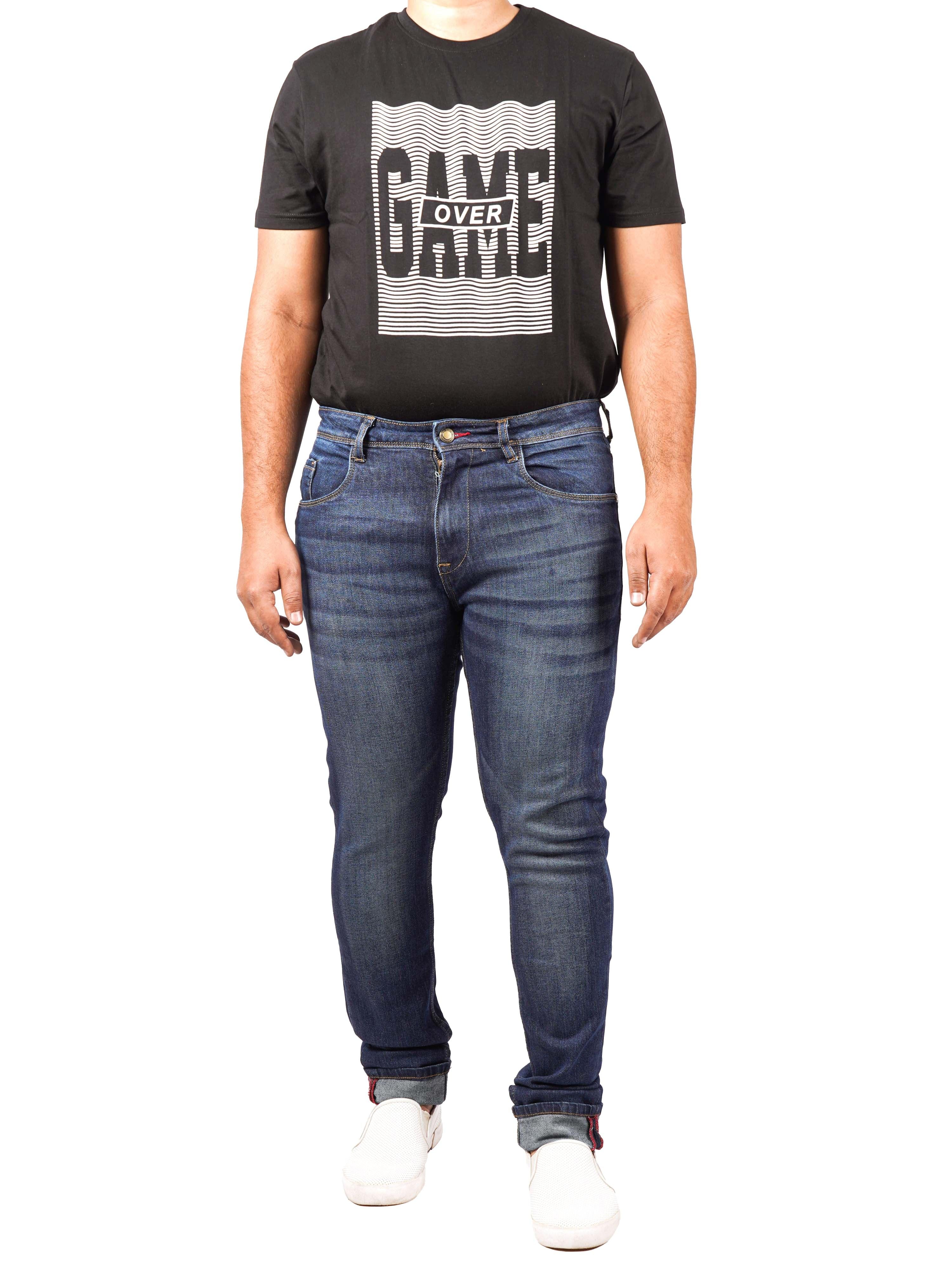 Men Slim-Fit Blue Jeans - Triggerjeans