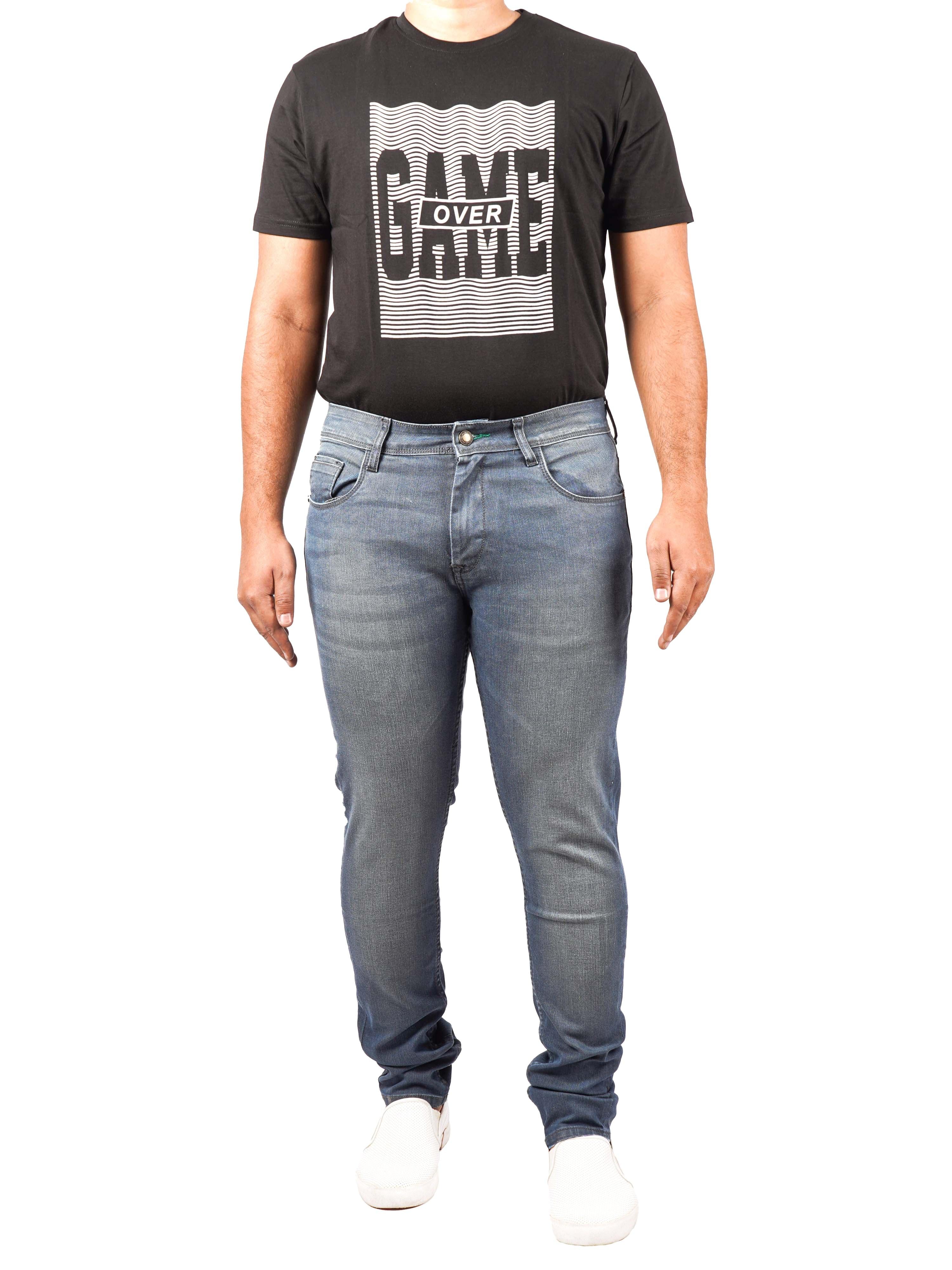 Men Slim-Fit Blue Jeans