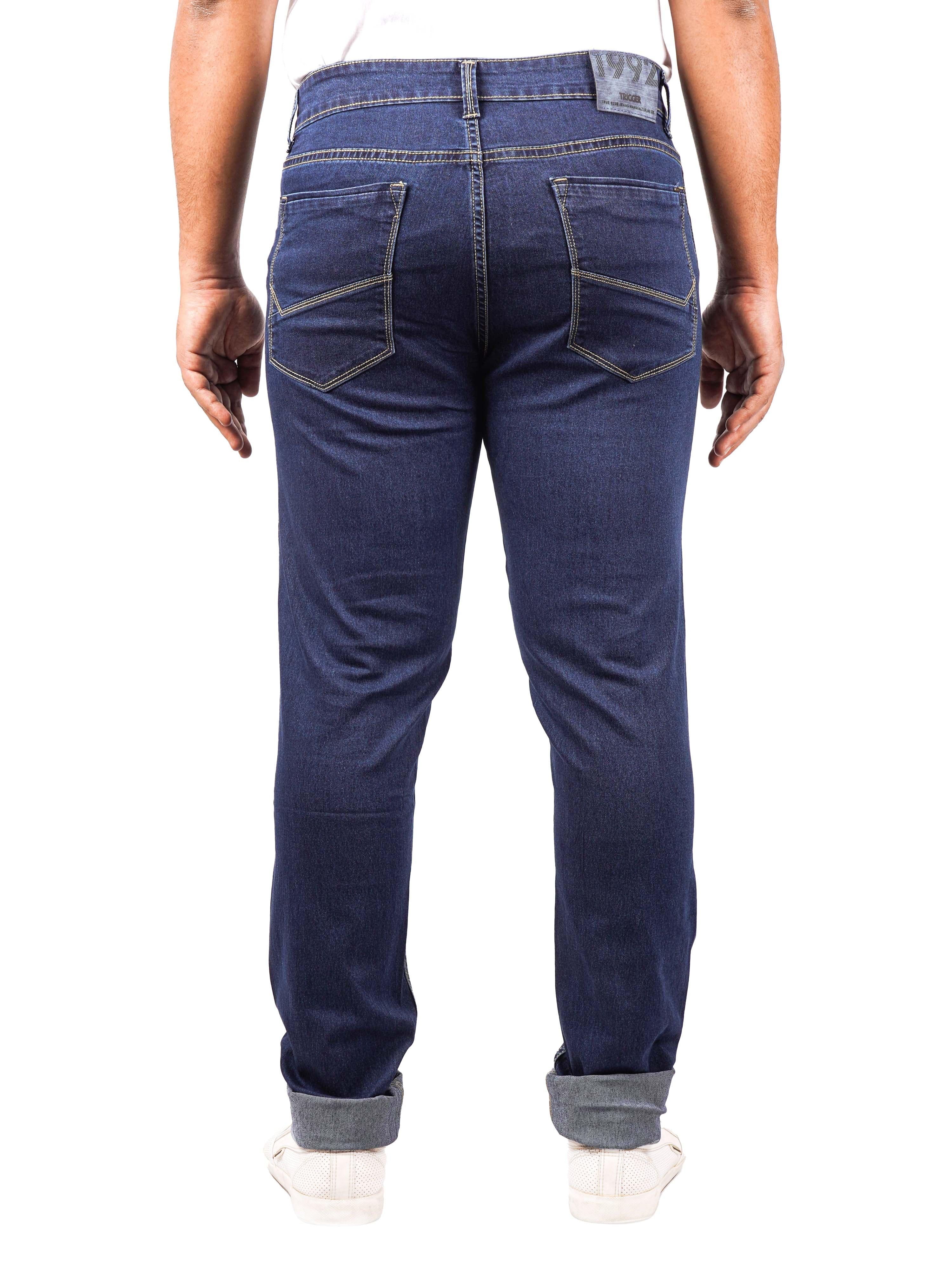 Precision Fit Men's Slim-Fit Blue Jeans